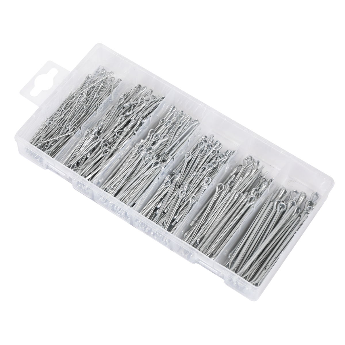 Sealey AB001SP Metric/Imperial Split Pin Assortment 555pc - Small Sizes