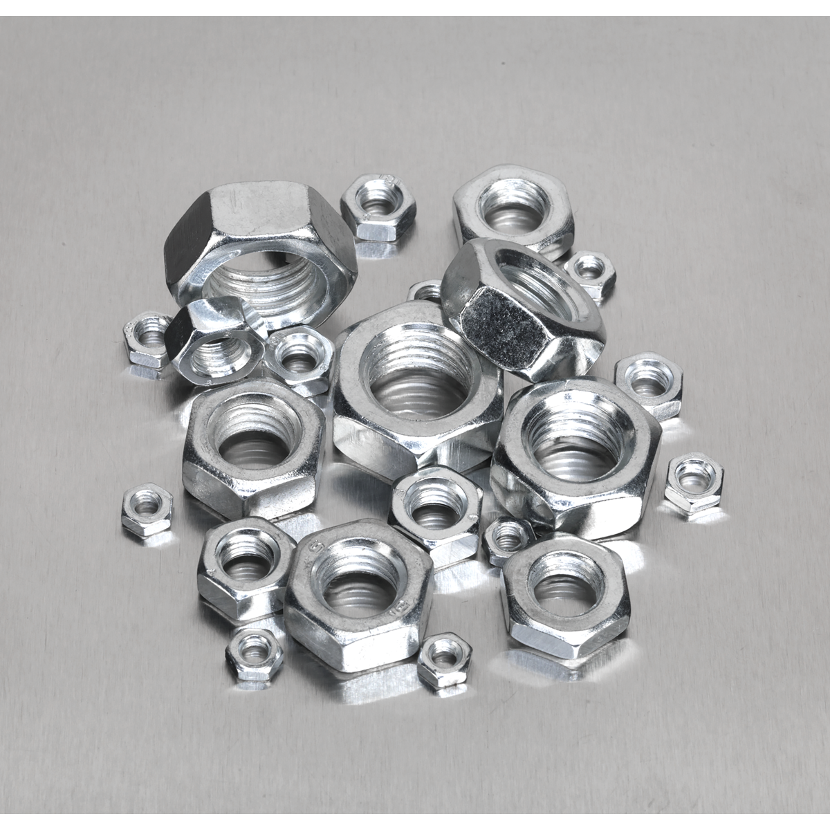 Sealey AB046SN Steel Nut Assortment 255pc M4-M16 Metric