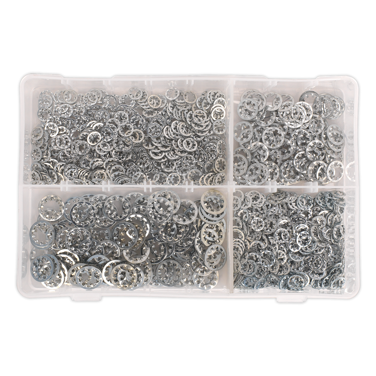 Sealey AB057LW Internal Serrated Lock Washer Assortment M5-M10 1000pc