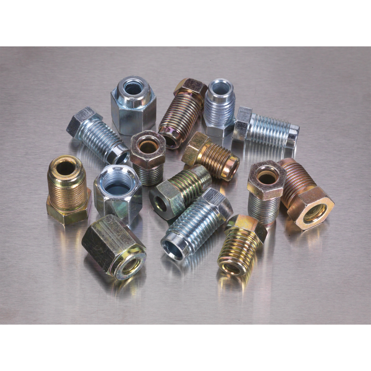 Sealey AB068BPN Metric/Imperial Brake Pipe Nut Assortment 200pc