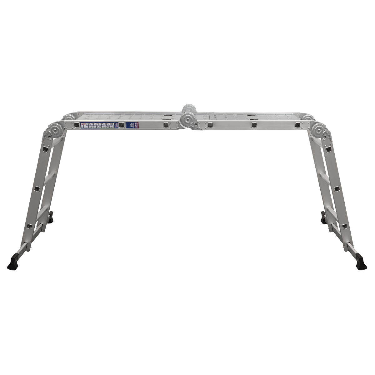 Sealey AFPL1 4-Way Aluminium Folding Platform Ladder - EN 131