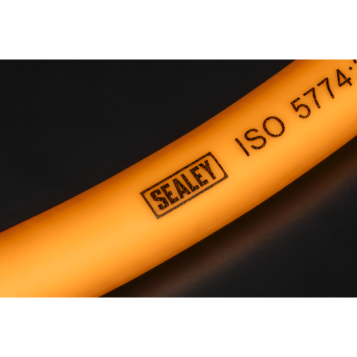 Sealey AHHC10 High-Visibility Hybrid Air Hose with 1/4"BSP Unions 10m x 8mm