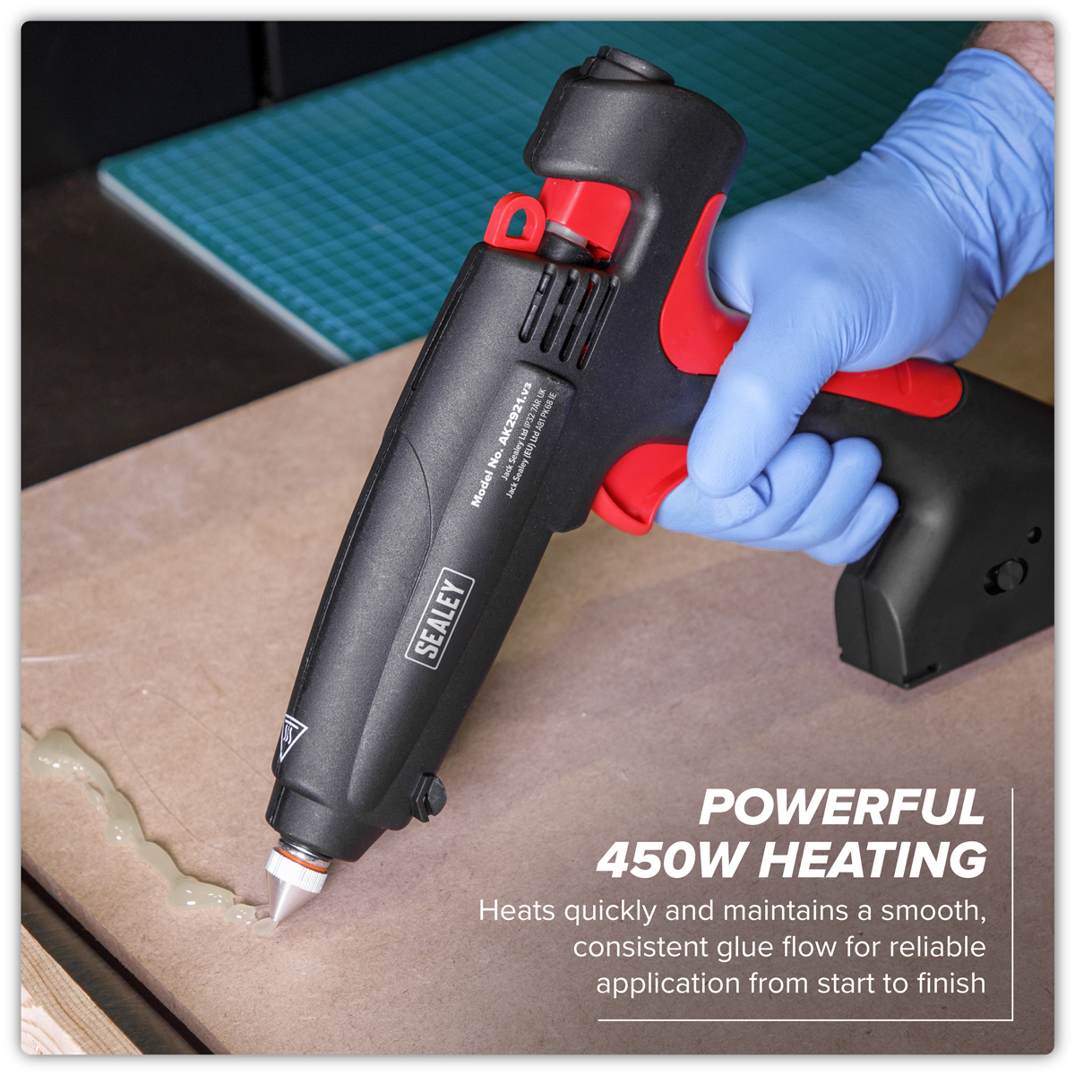 Sealey AK2921 Glue Gun 450W/230V