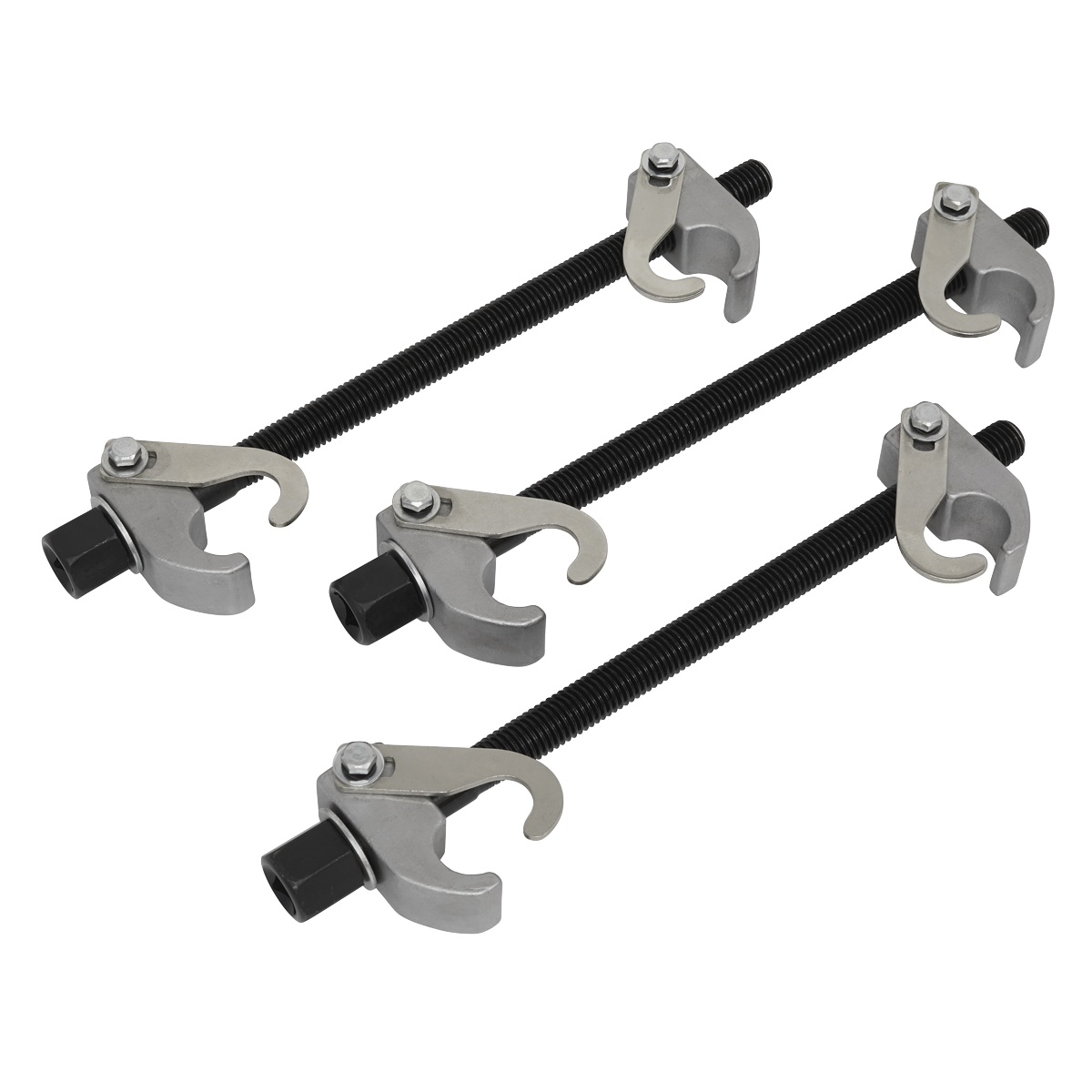 Sealey AK384 Coil Spring Compressor with Safety Hooks 1200kg 3pc