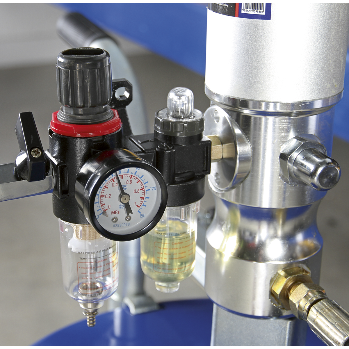 Sealey AK453X Air Operated Grease Pump 50kg