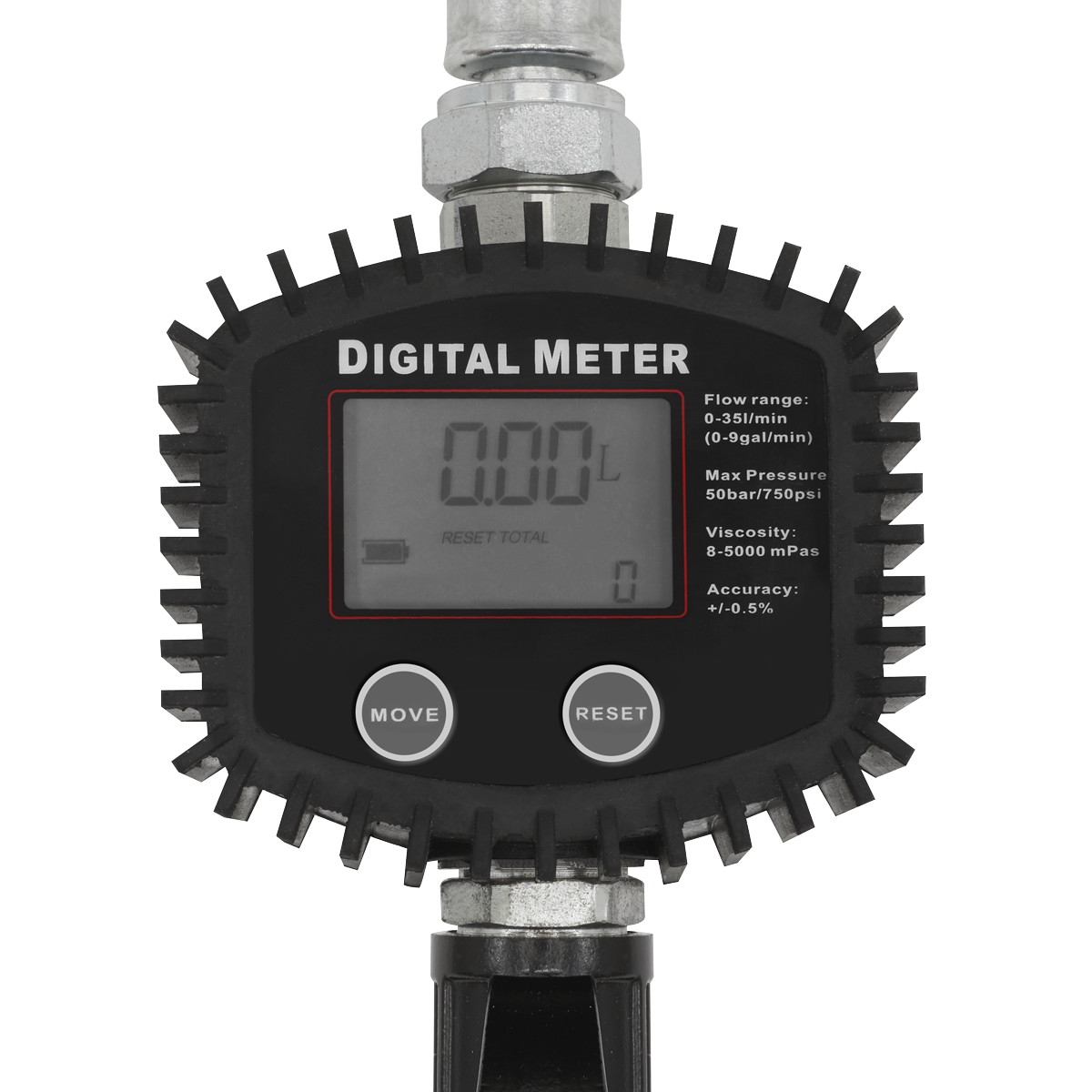 Sealey AK4565D Oil Hose End Gun with Digital Meter