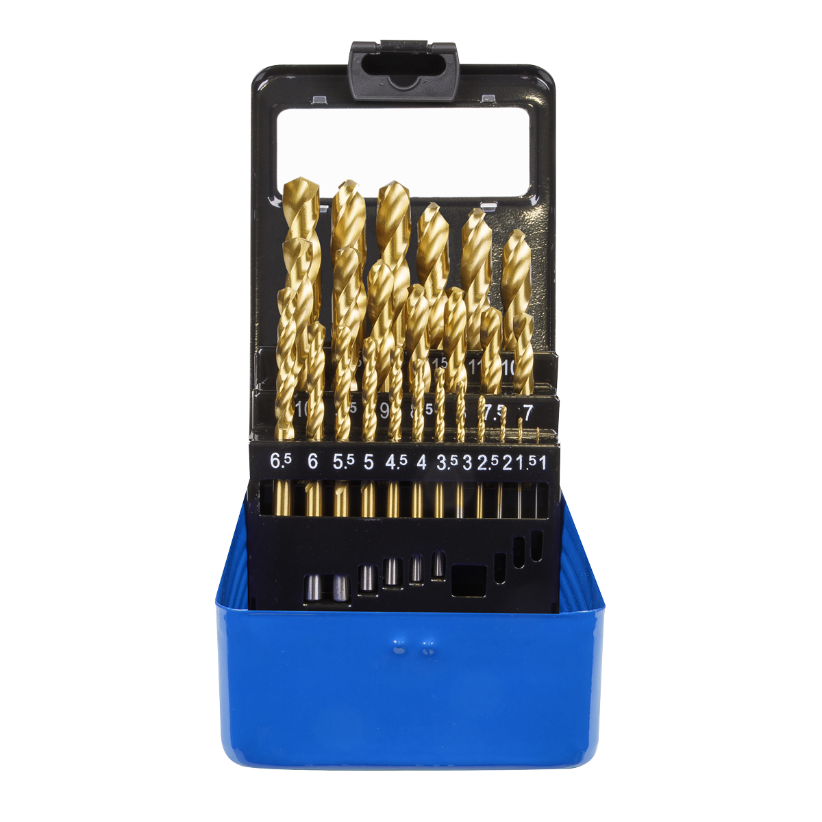 Sealey AK4725 HSS Fully Ground Drill Bit Set 25pc - DIN 338