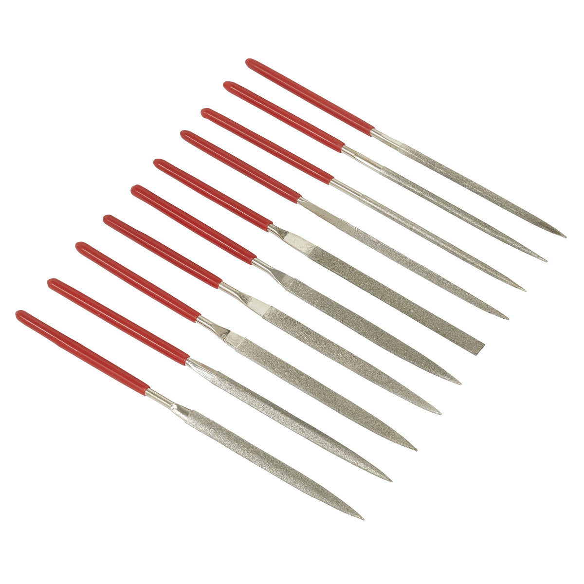 Sealey AK577 Diamond Needle File Set 10pc
