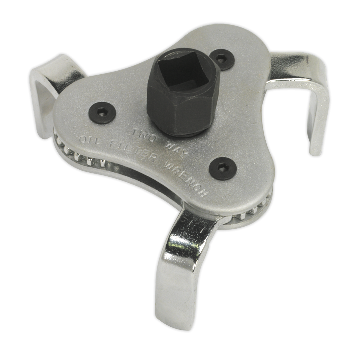 Sealey AK642 Oil Filter Claw Wrench 3/8" & 1/2"Sq Drive 63-103mm Capacity