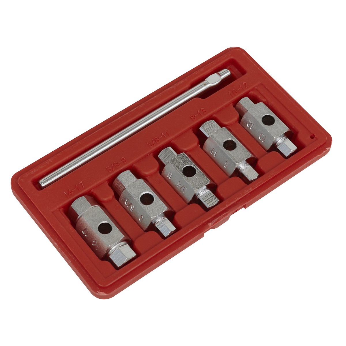 Sealey AK659 Double End Drain Key Set 6pc