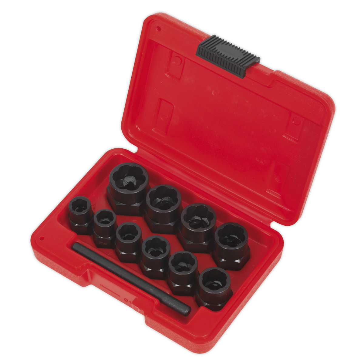 Sealey AK8184 Spanner Type Bolt Extractor Set 3/8"Sq Drive 11pc