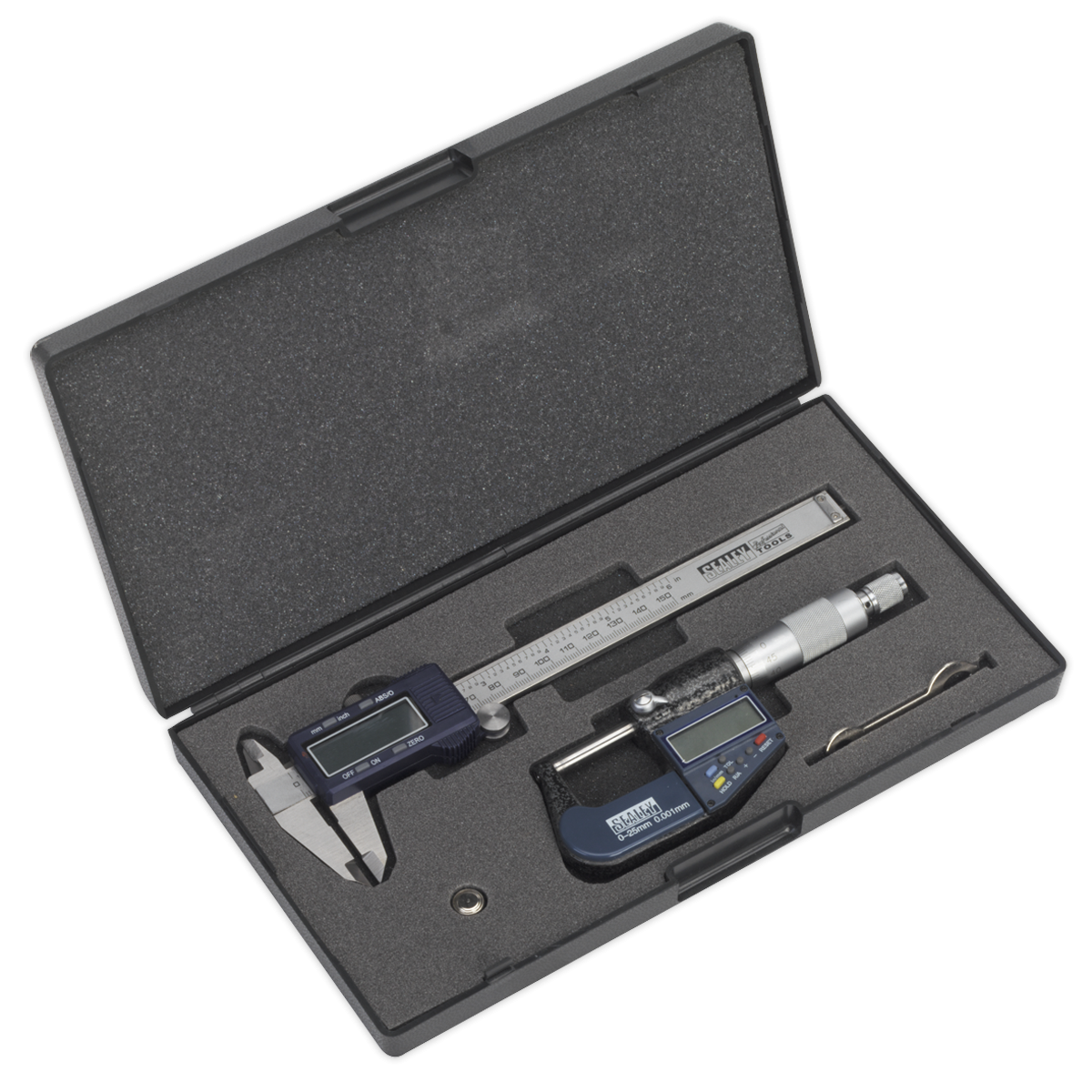 Sealey AK9637D Digital Measuring Set 2pc