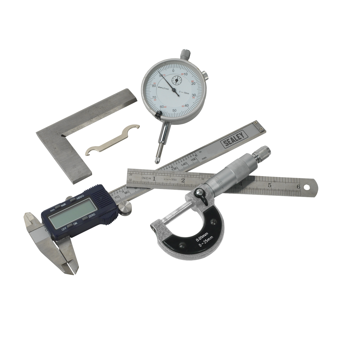 Sealey AK96SET Measuring Tool Set 5pc