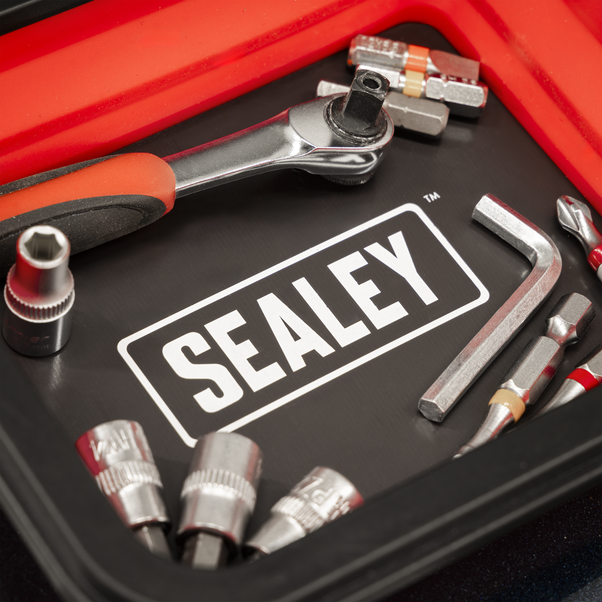 Sealey APCMTS Parts Tray Collapsible Magnetic - Set of 3