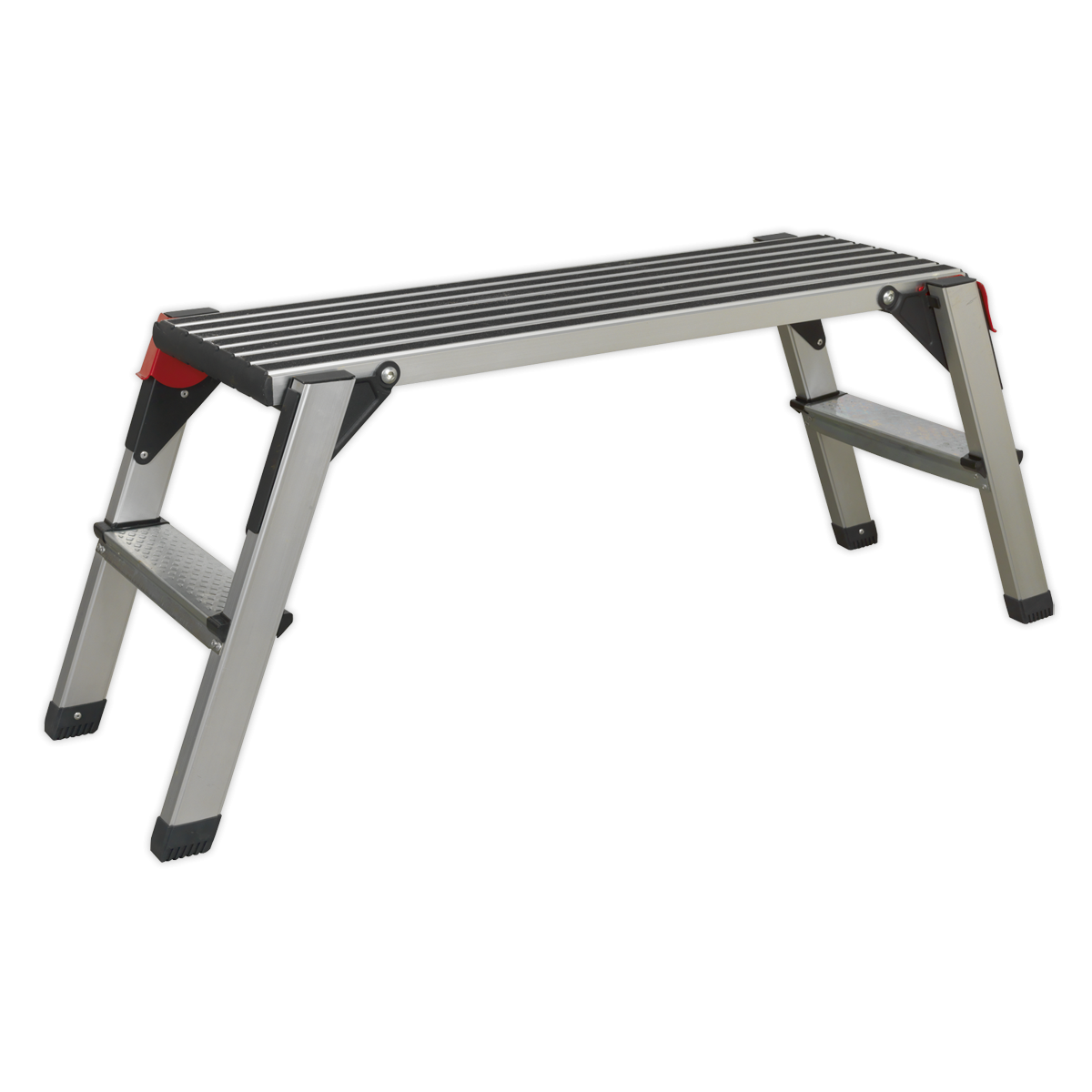 Sealey APS2 Aluminium 2-Tread Folding Platform - EN 131-4