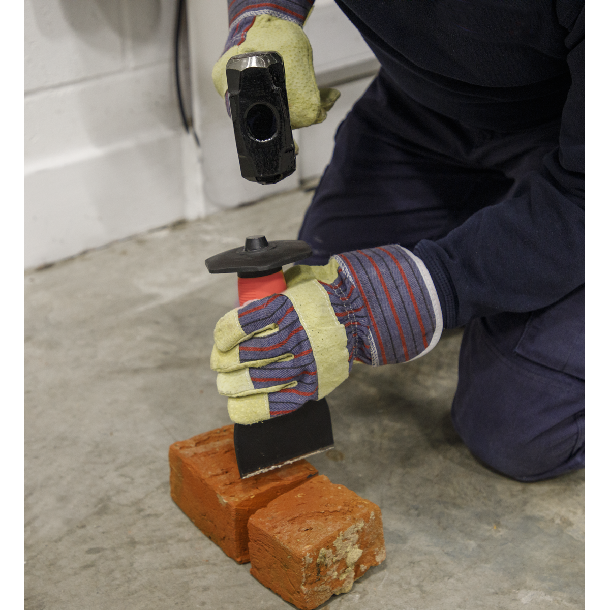 Sealey BB03G Brick Bolster with Grip 100 x 225mm