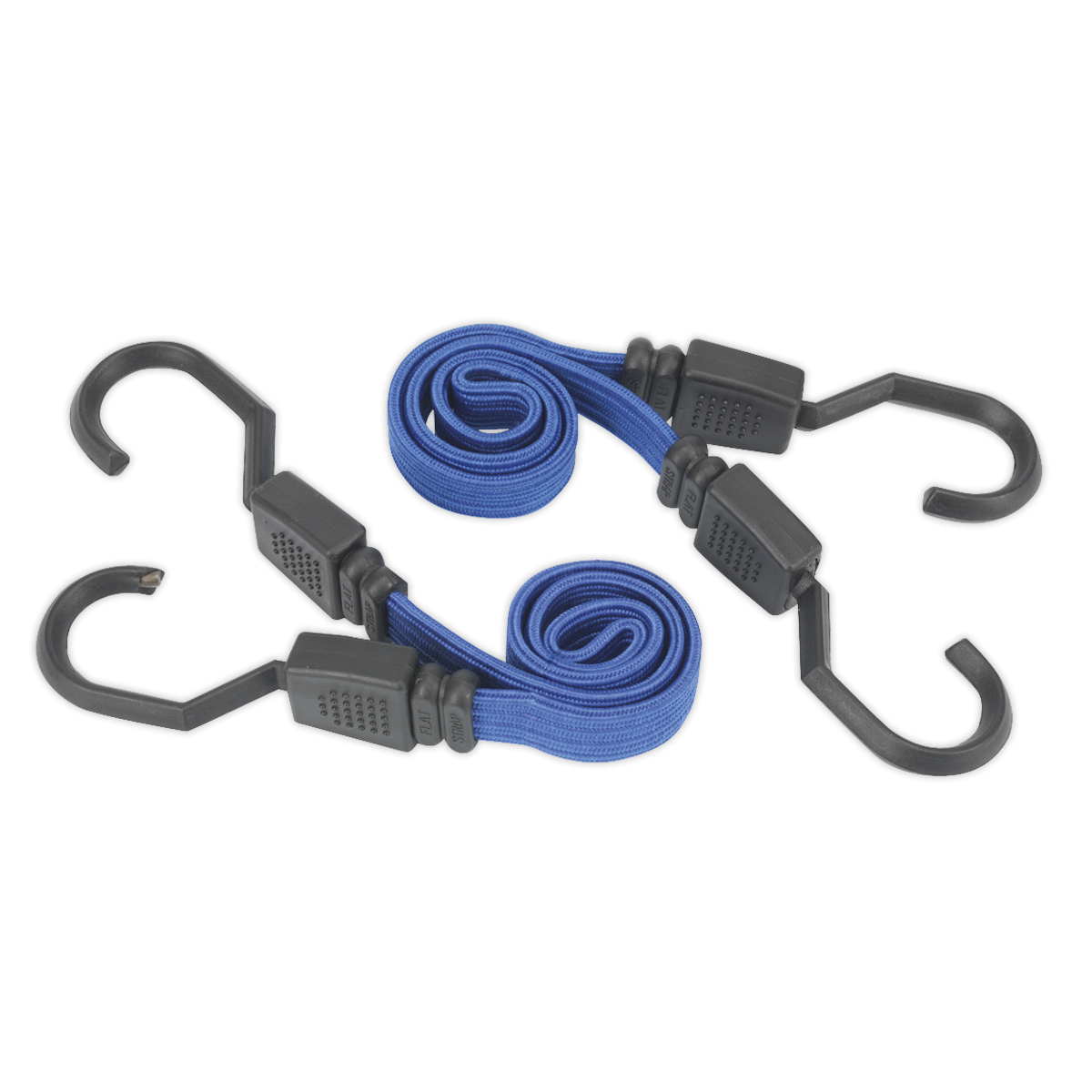 Sealey BCS15 Flat Bungee Cord Set 460mm 2pc