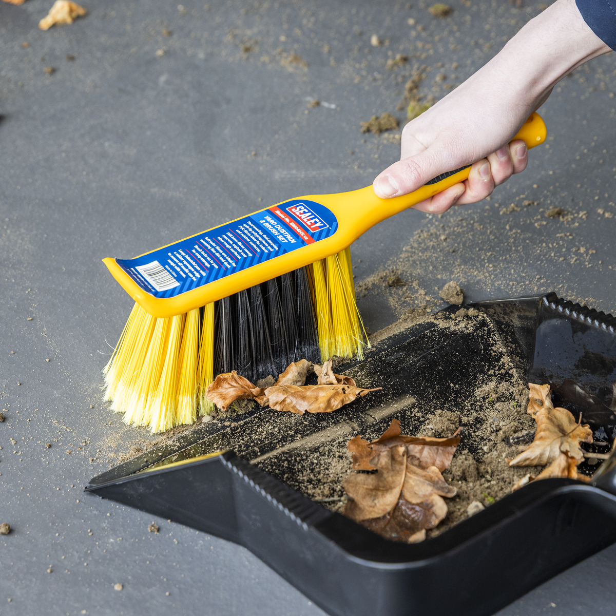 Sealey BM04HX Yard Dustpan & Brush Set