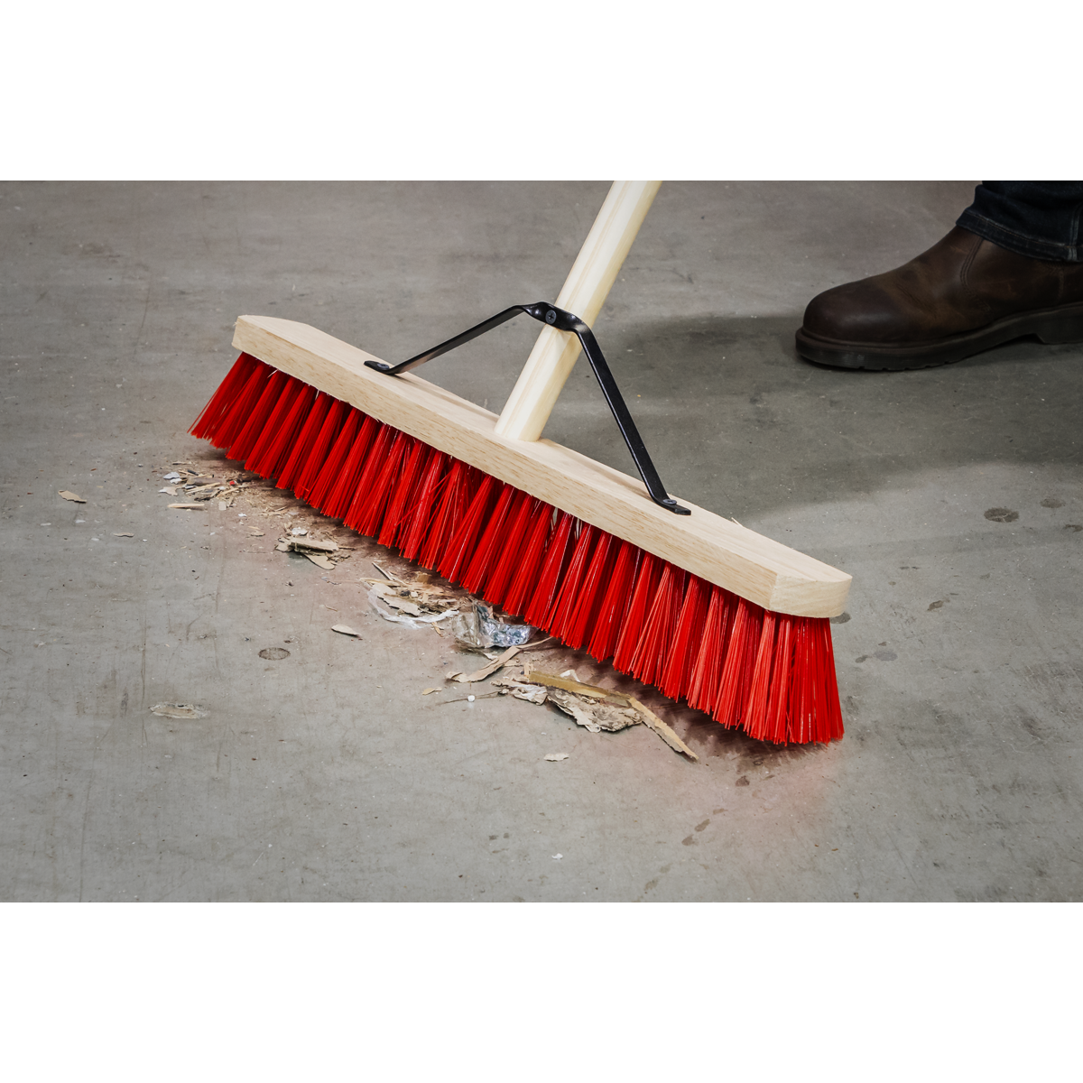 Sealey BM16P PVC Bristle Broom 24"(610mm)