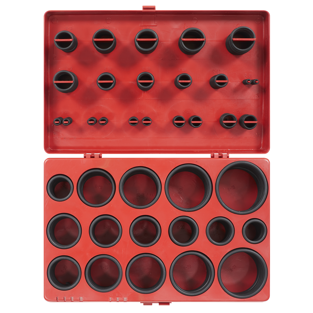 Sealey BOR419 Rubber O-Ring Assortment 419pc