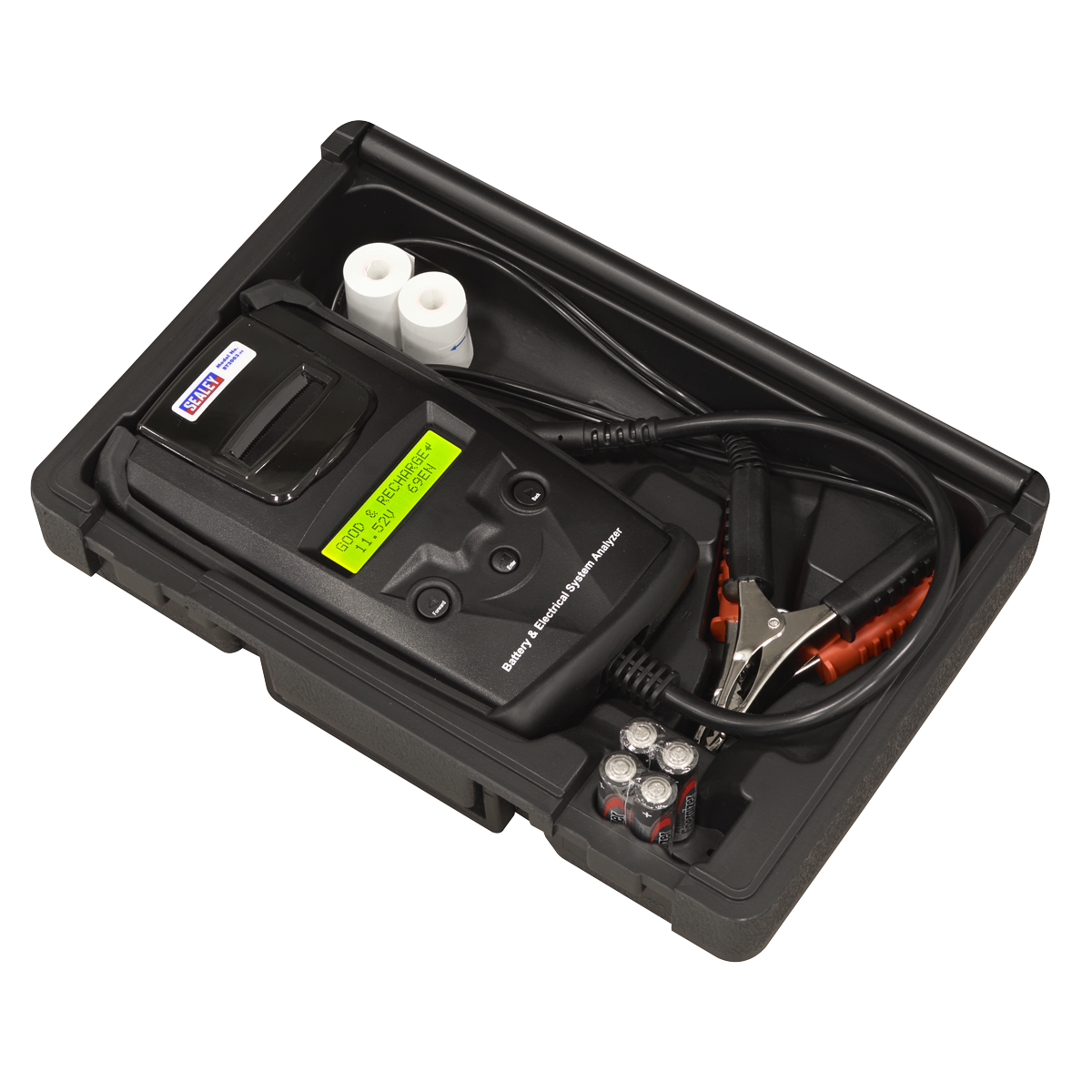 Sealey BT2003 Digital Battery & Alternator Tester with Printer 6/12/24V