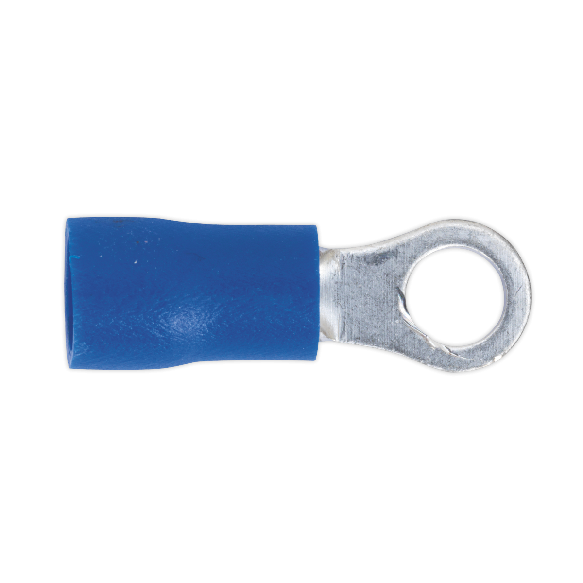 Sealey BT24 Easy-Entry Ring Terminal 4.3mm (4BA), Blue - Pack of 100