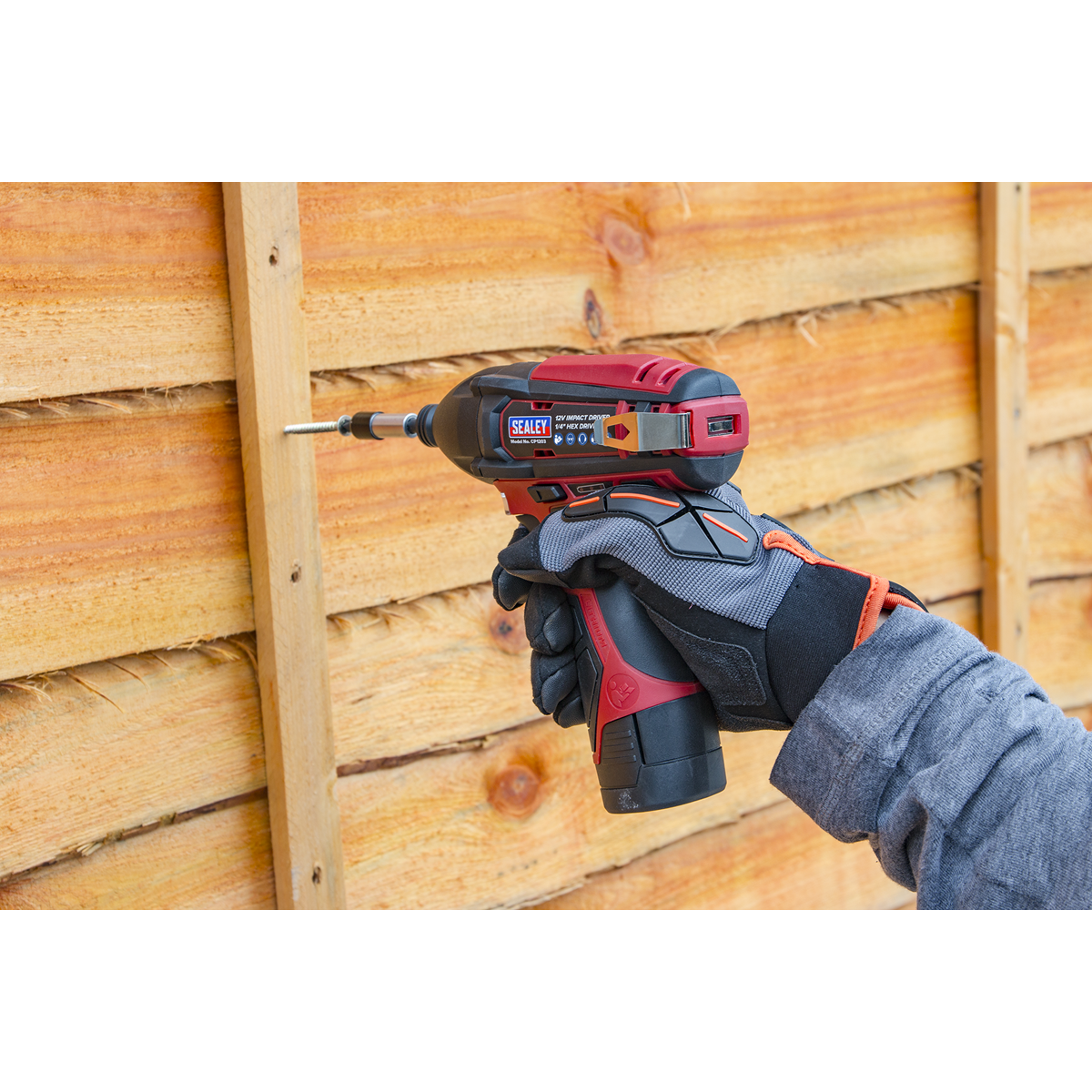 Sealey CP1203 SV12 Series 1/4"Hex Drive Cordless Impact Driver 12V - Body Only