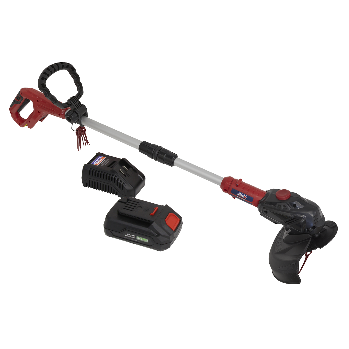 Sealey CS20VCOMBO2 SV20 Series Cordless Grass Trimmer 20V with 2Ah Battery & Charger