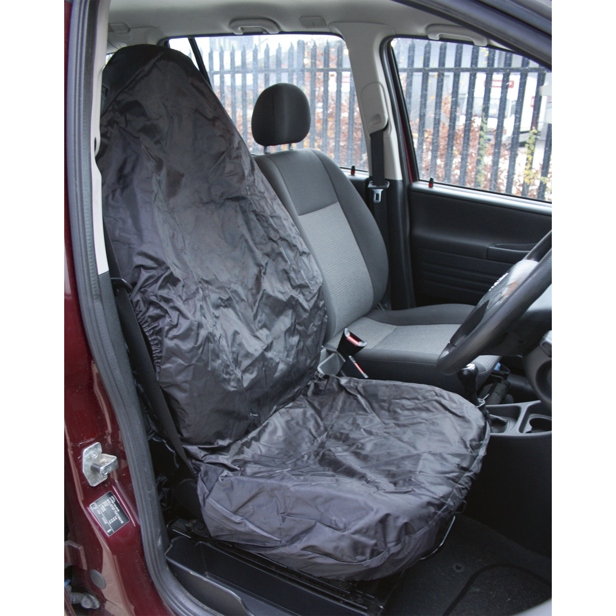 Sealey CSC6 Heavy-Duty Front Seat Protector Set 2pc
