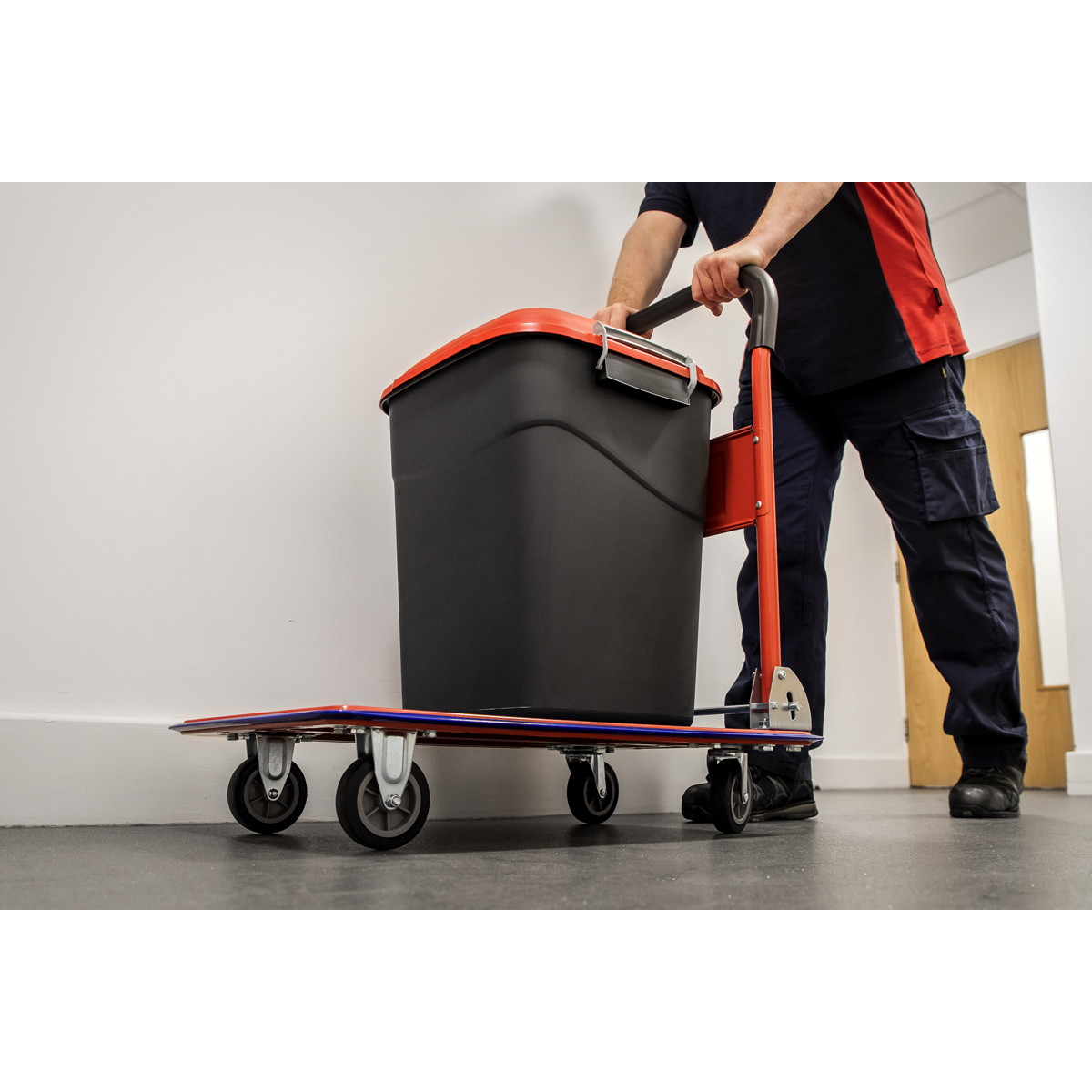 Sealey CST991 Folding Platform Truck 150kg Capacity
