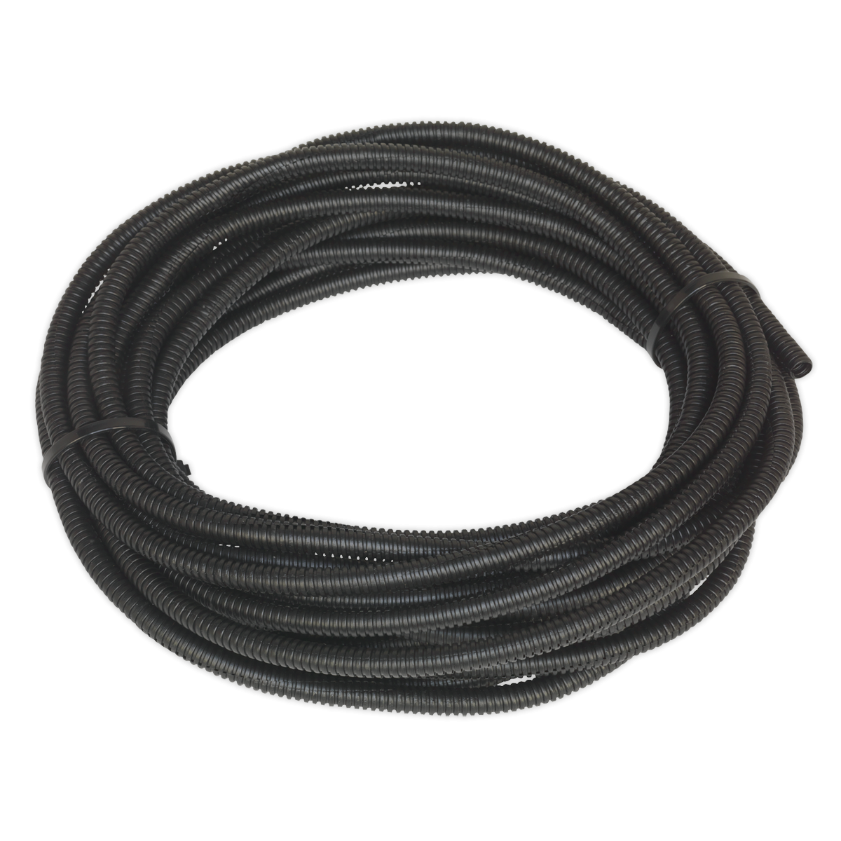 Sealey CTS07200 Split Convoluted Cable Sleeving 7-10mm 200m