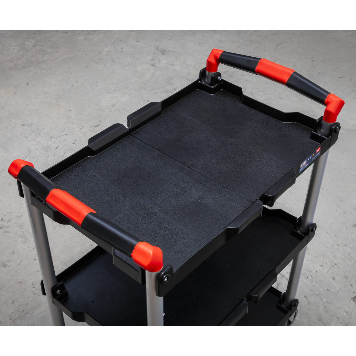 Sealey CX314 Folding Workshop Trolley 3-Level