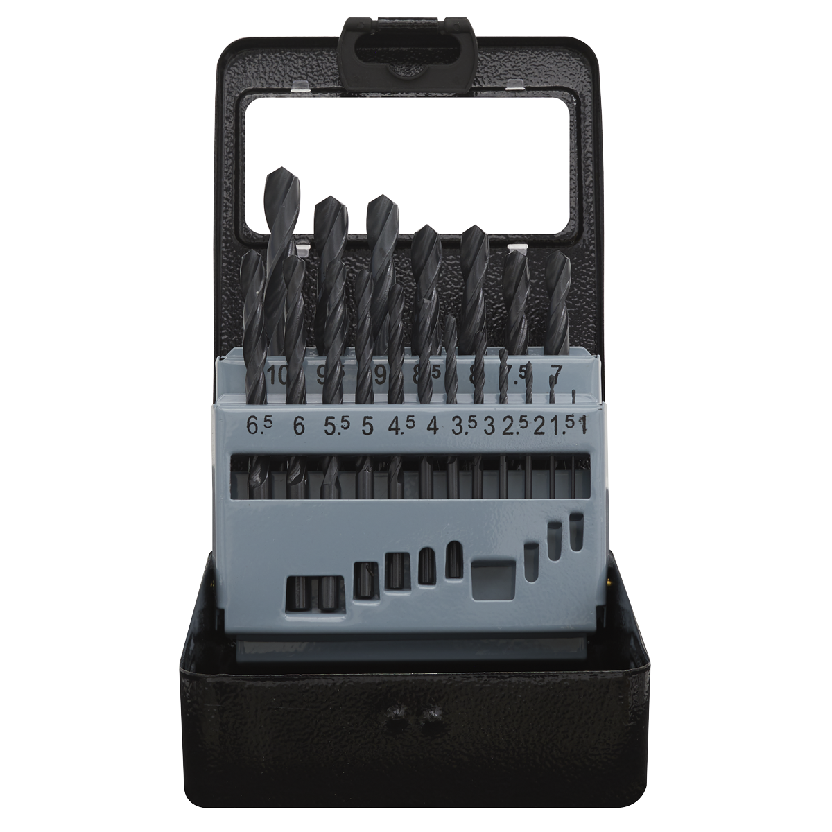 Sealey DBS19RF HSS Roll Forged Drill Bit Set 19pc