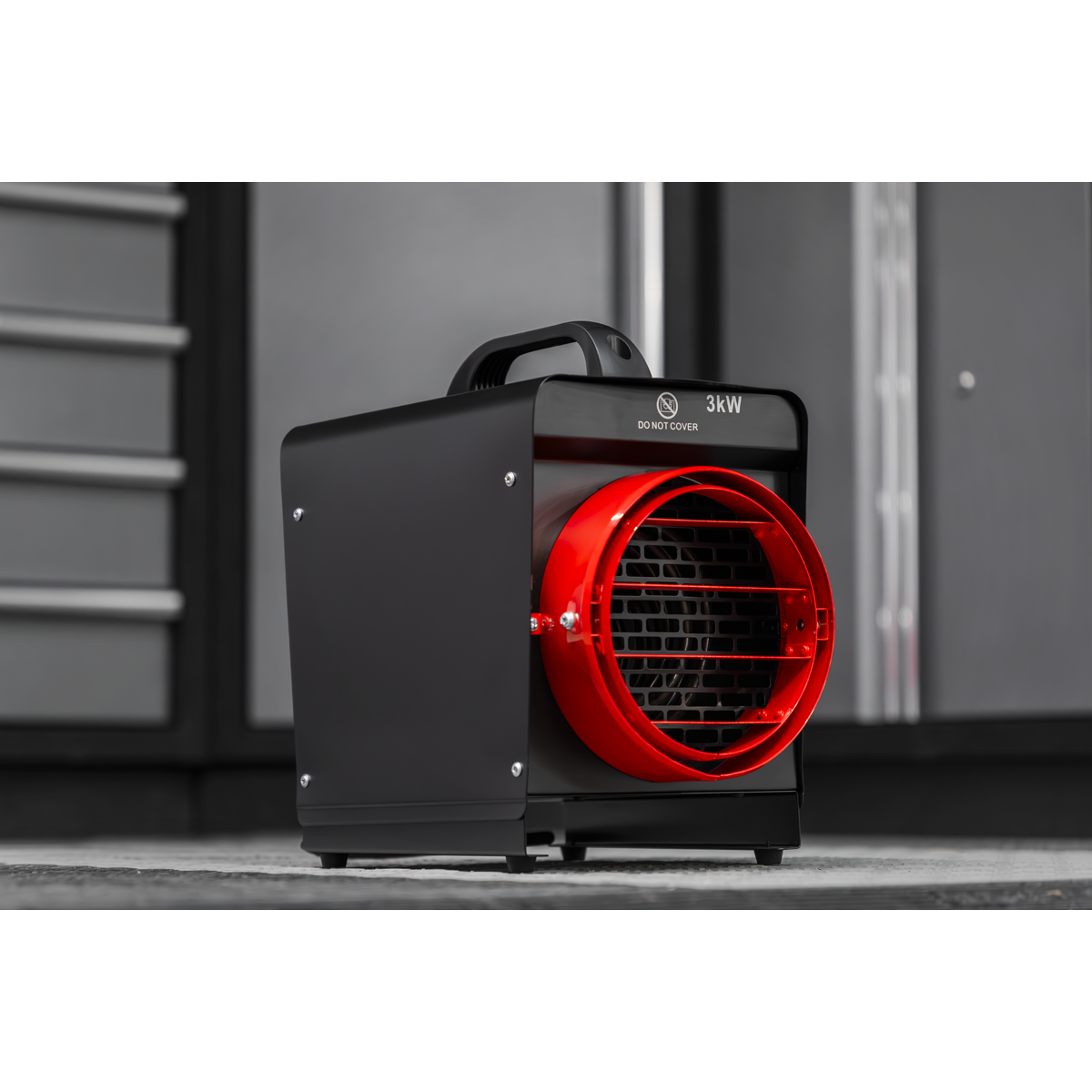 Sealey DEH3001 Industrial Fan Heater with Ducting 3kW/230V