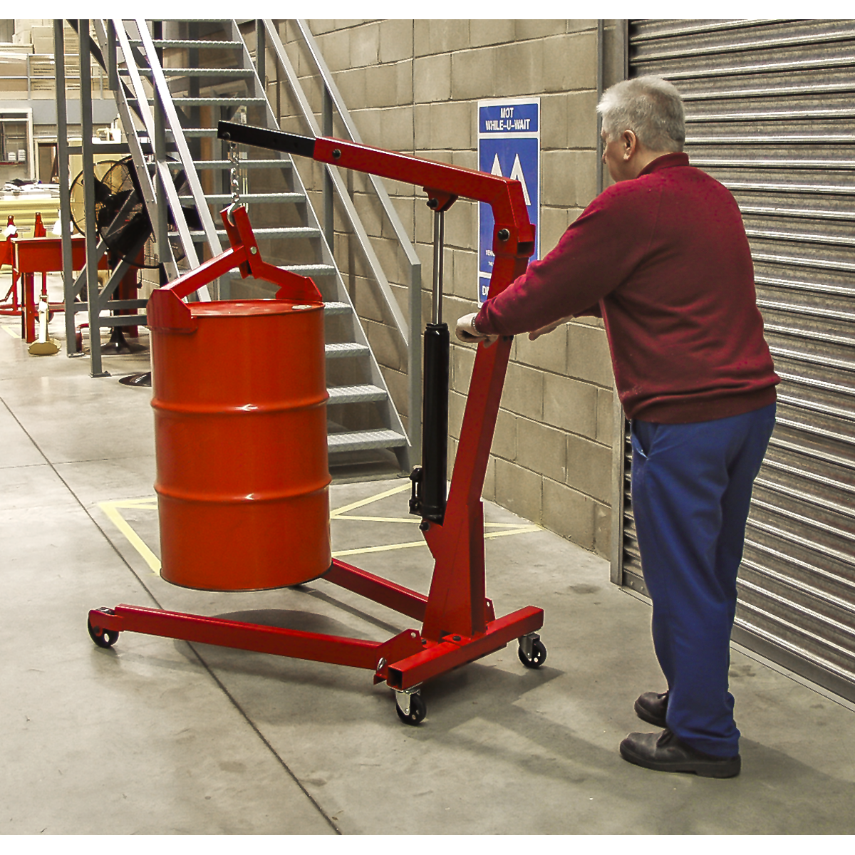 Sealey DG01 Drum Lifter 350kg Capacity
