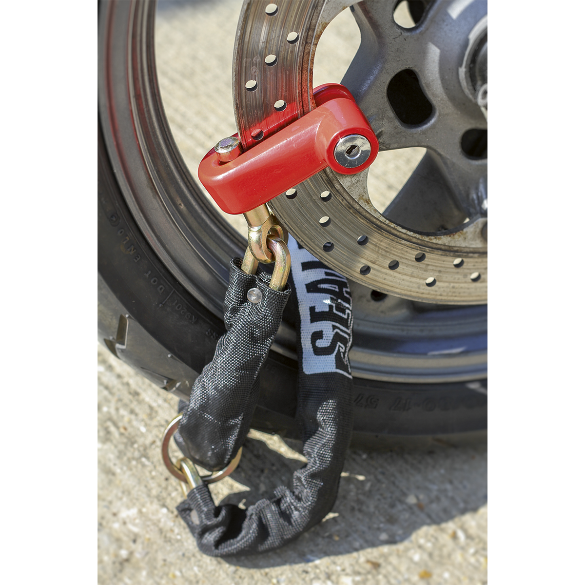 Sealey DL503 Motorcycle Disc Brake Lock 10mm
