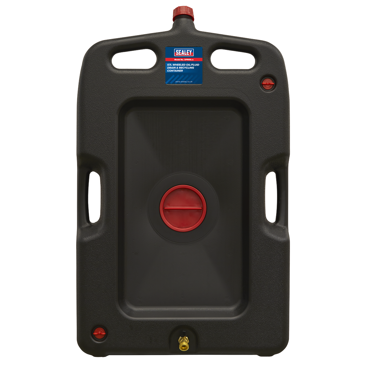 Sealey DRP09 Oil/Fluid Drain & Recycling Container with Wheels 57L