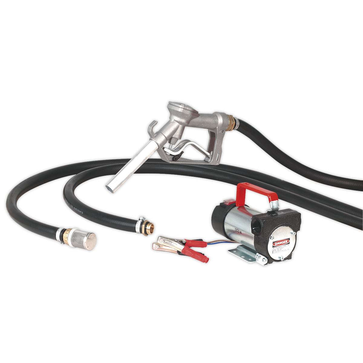 Sealey DT55GCOMBO1 Mobile Dispensing Tank with Diesel Pump 55L - Grey