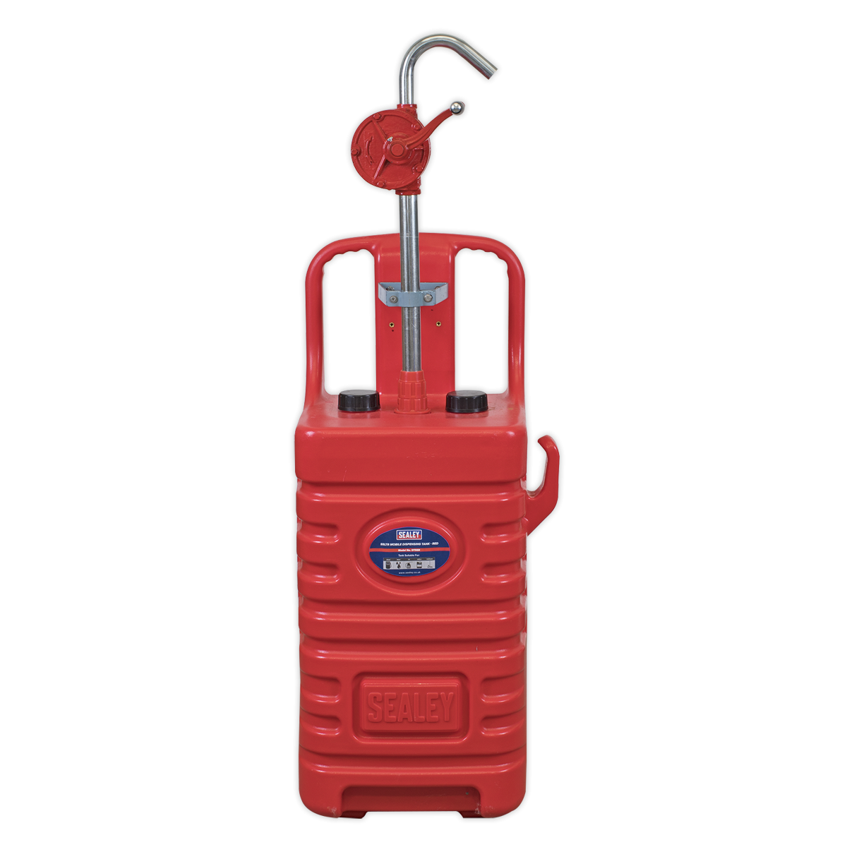 Sealey DT55RCOMBO1 Mobile Dispensing Tank with Oil Rotary Pump 55L - Red
