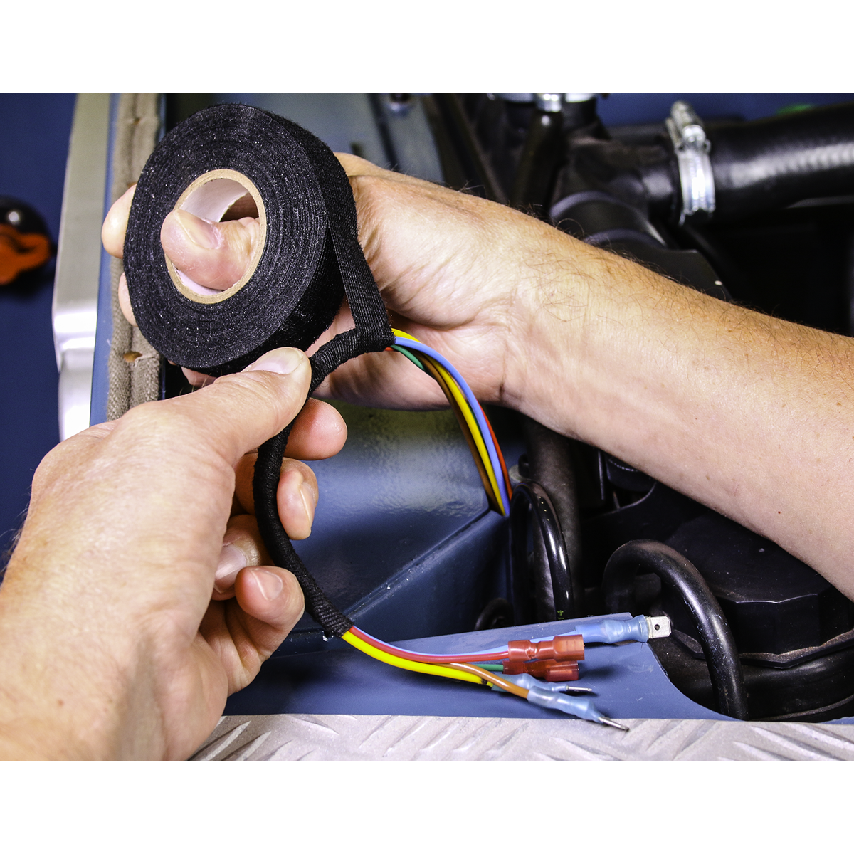 Sealey FT01 Fleece Tape 19mm x 15m - Black