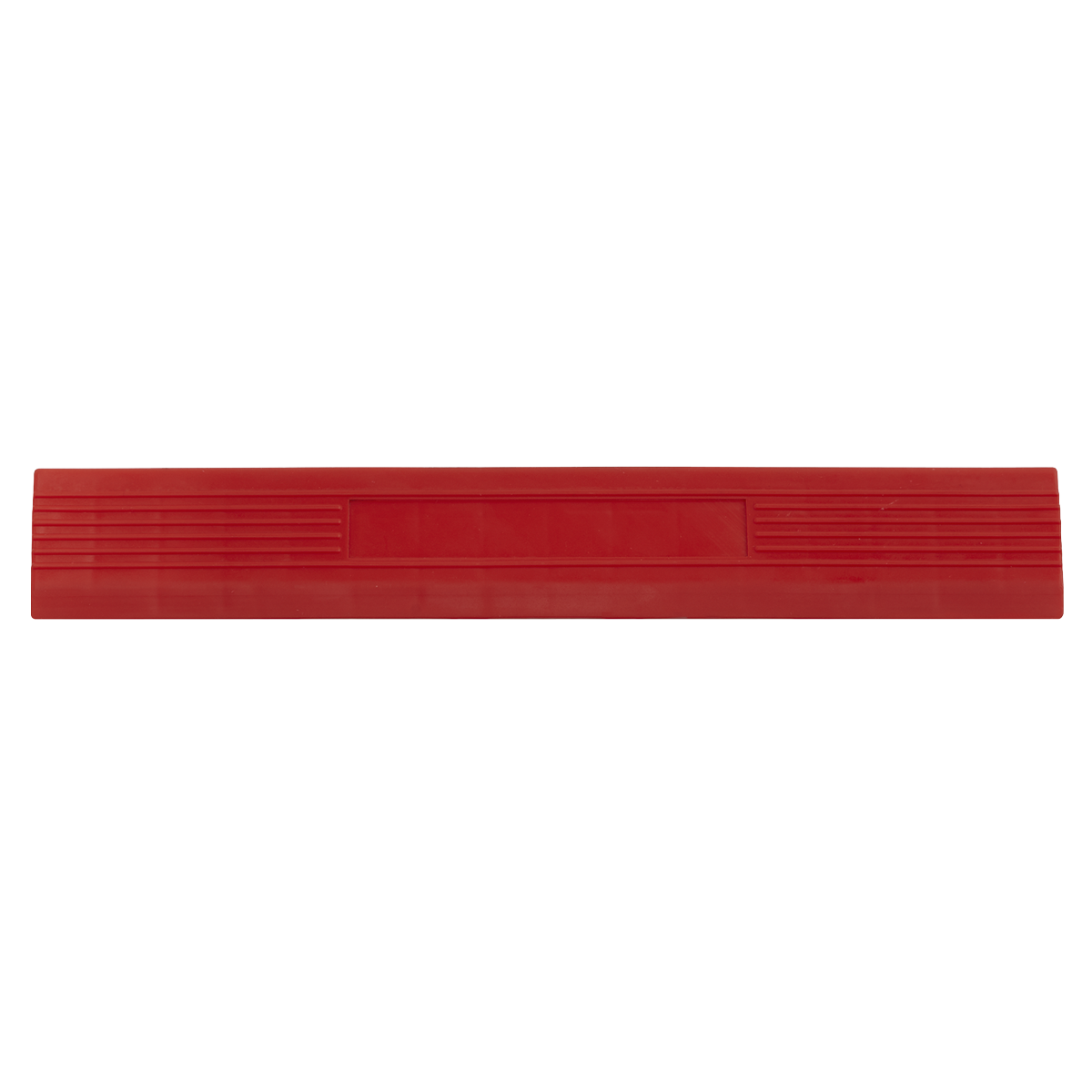 Sealey FT3ERM Polypropylene Floor Tile Edge 400 x 60mm, Red Male - Pack of 6