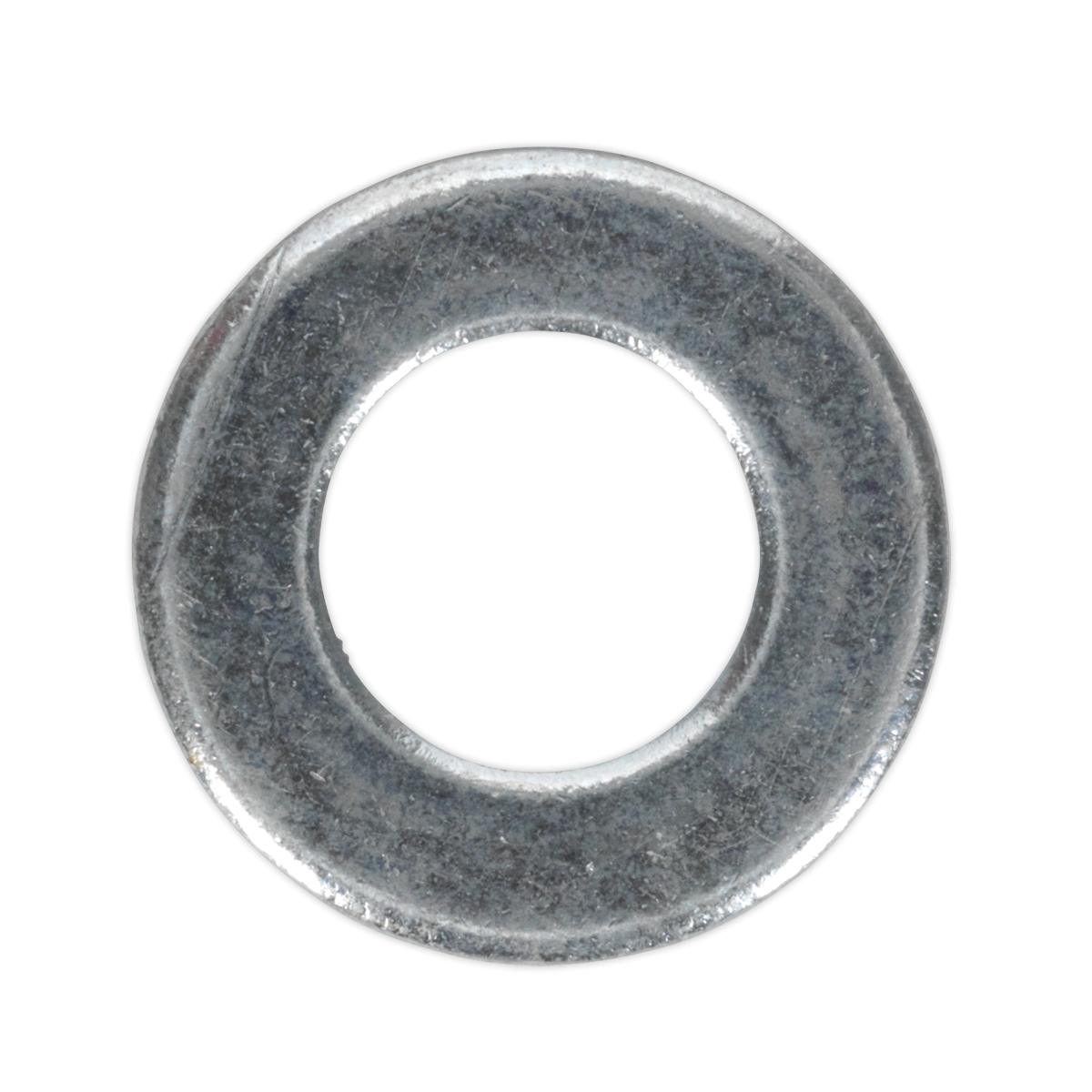 Sealey FWA1021 Zinc Plated Form A Flat Washer M10 x 21mm, DIN 125 - Pack of 100