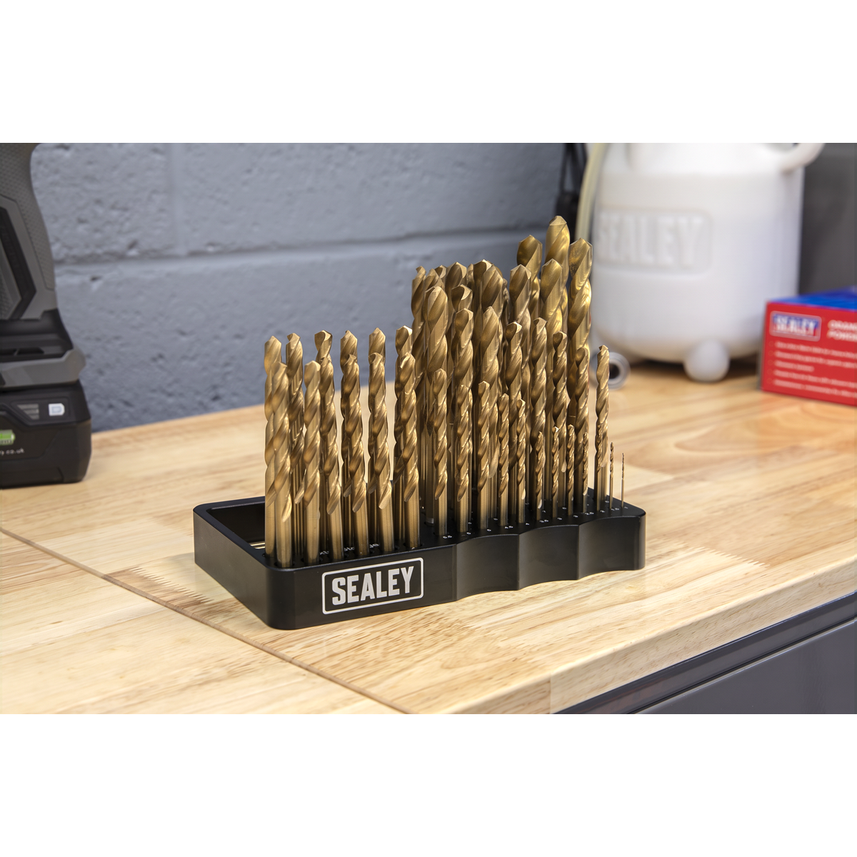 Sealey GDH79 Heavy-Duty 52 Hole Drill Bit Stand