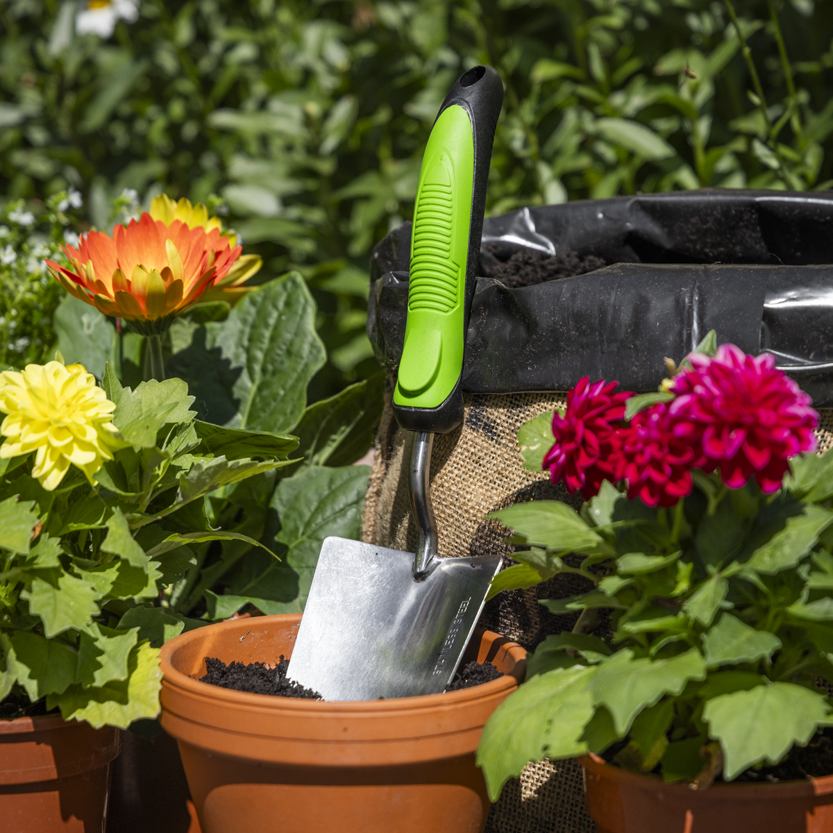 Sealey GTSG008 Hand Trowel with Soft Grip Handle & Stainless Steel Blade, 345mm