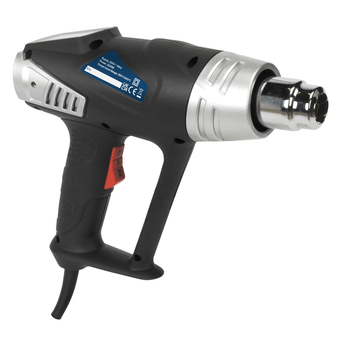 Sealey HS103K 2000W Heat Gun Kit 350°C/600°C