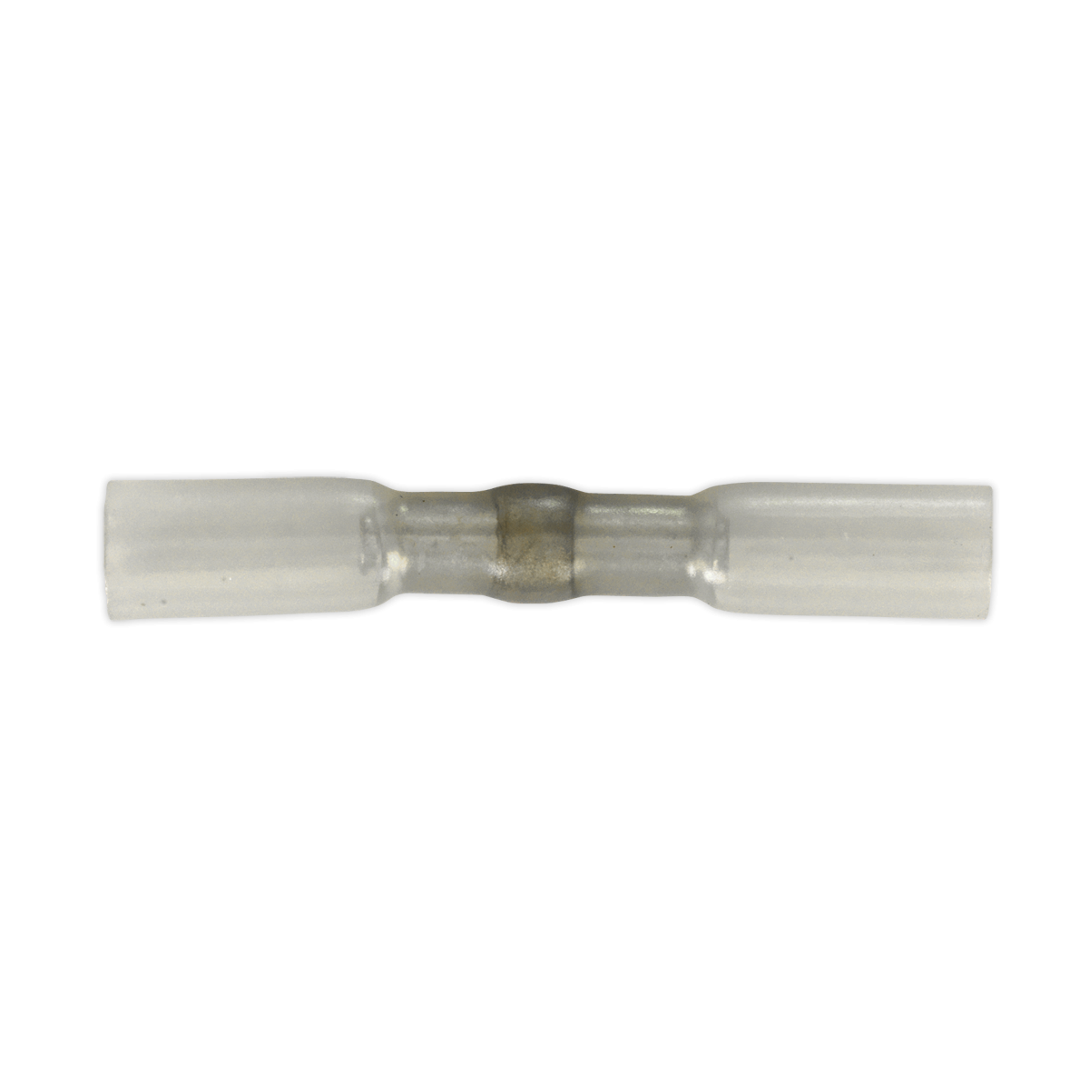 Sealey HSSB25C Heat Shrink Butt Connector with Crimp & Solder, Clear - Pack of 25