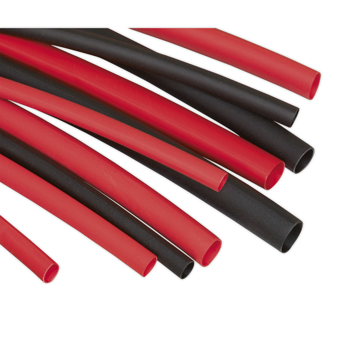 Sealey HST501BR Heat Shrink Tubing Assortment 50 & 100mm 180pc - Black & Red