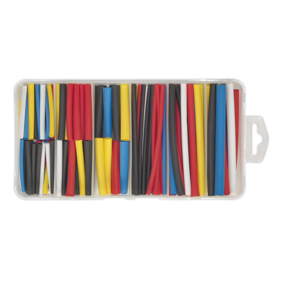 Sealey HST501MC Heat Shrink Tubing Assortment 50 & 100mm 180pc - Mixed Colours