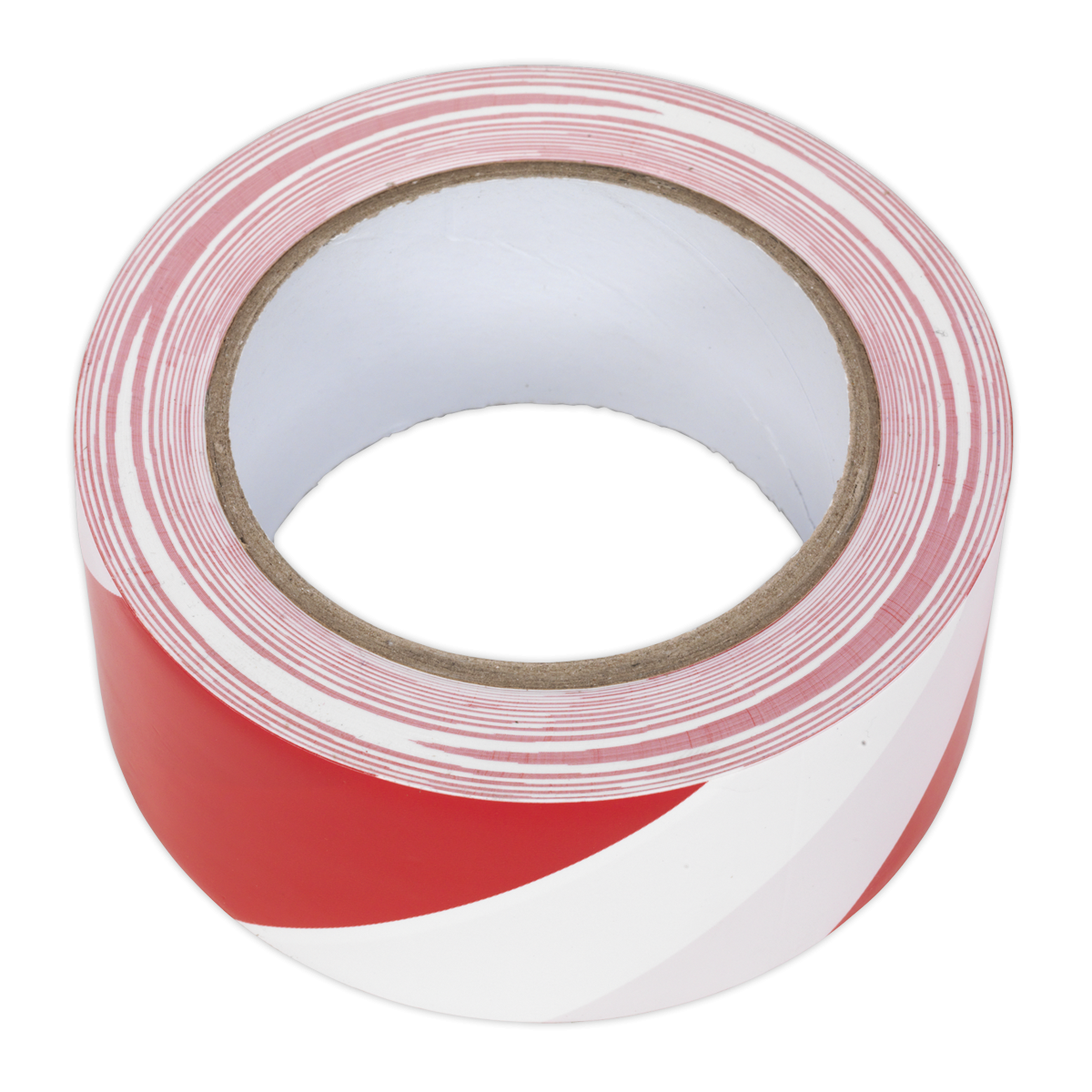 Sealey HWTRW Hazard Warning Tape 50mm x 33m - Red/White