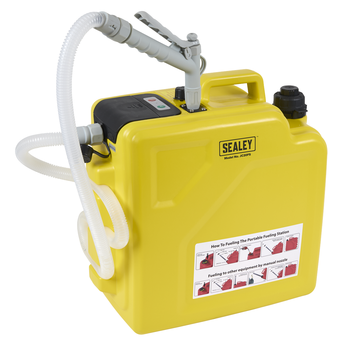 Sealey JC20FS Multi-Powered Portable Fuelling Station 20L